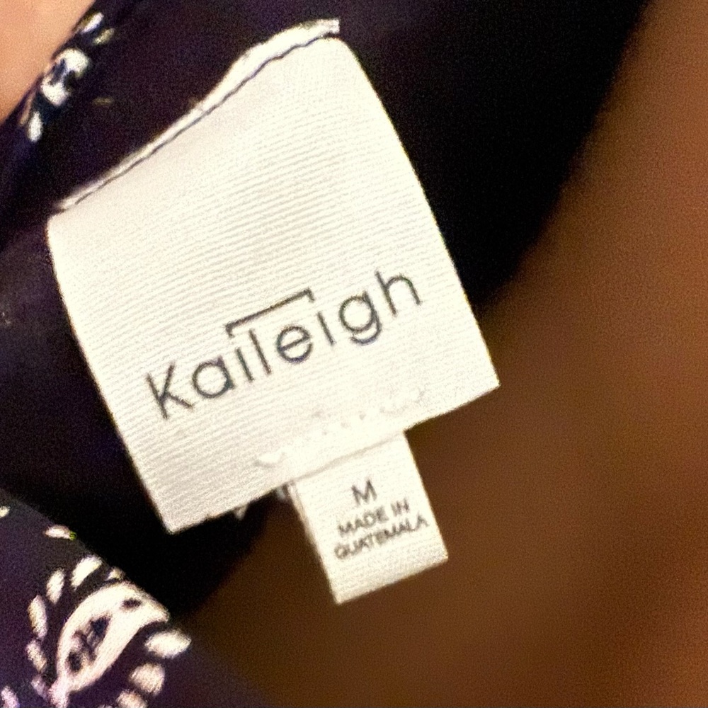 Kaileigh Blue and White Polka Dot Jumpsuit with Palazzo Pants - Picture 3 of 5